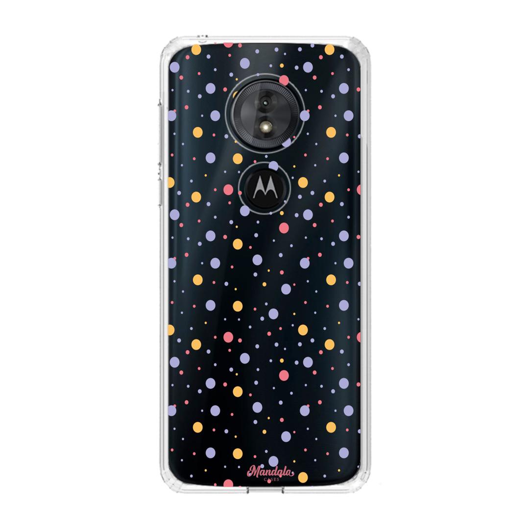 Case para Motorola G6 play puntos de coloridos-  - Mandala Cases