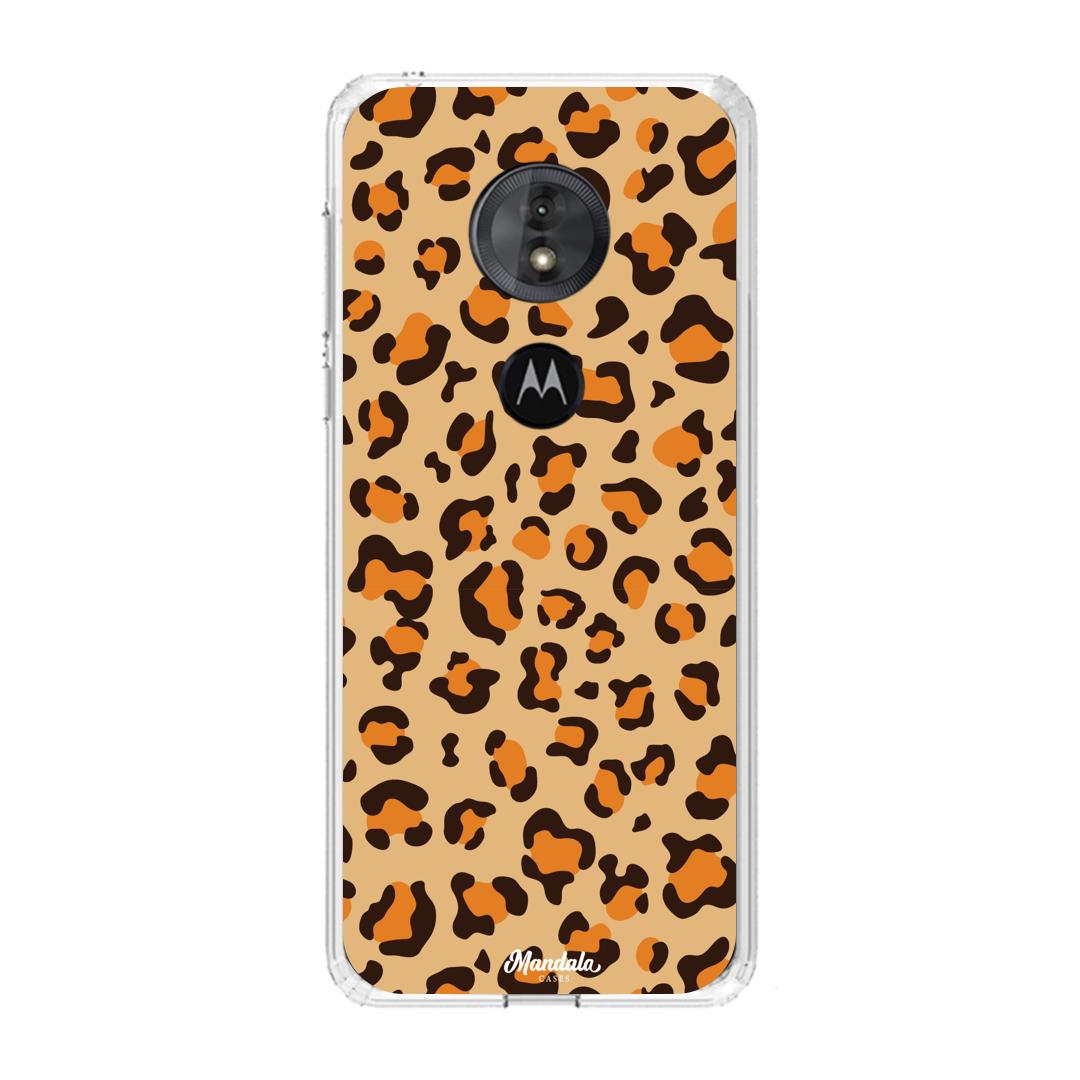 Case para Motorola G6 play Funda de Leopardo  - Mandala Cases