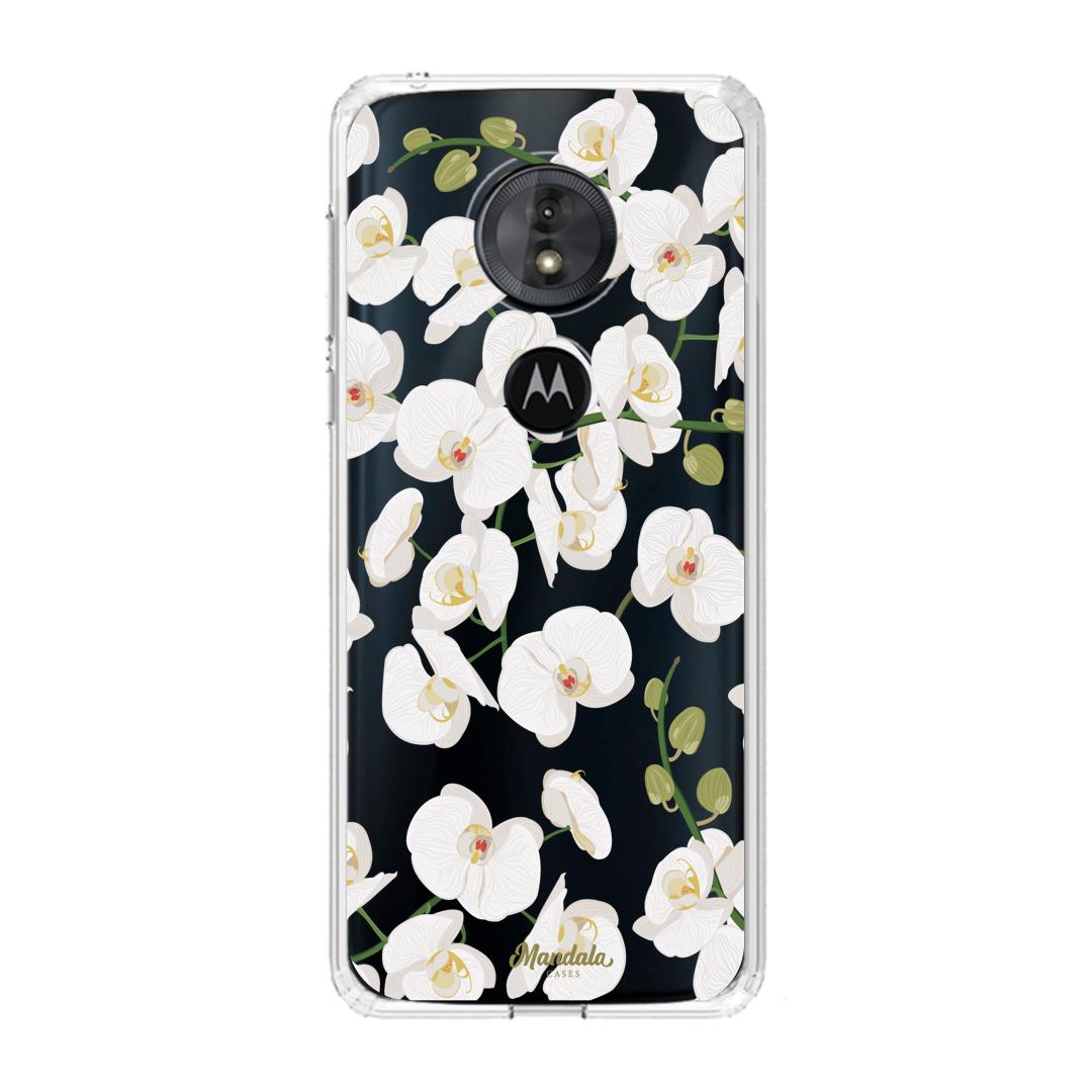 Case para Motorola G6 play Funda Orquídeas  - Mandala Cases