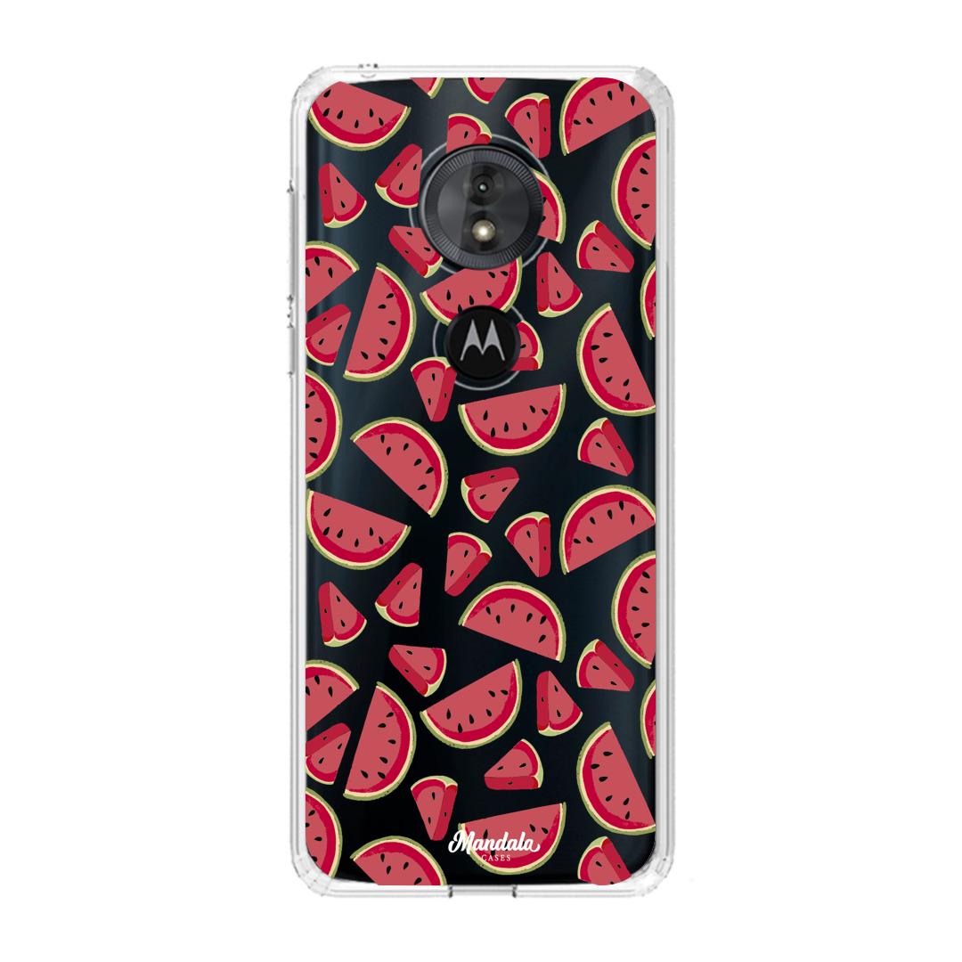 Case para Motorola G6 play Funda Sandías  - Mandala Cases
