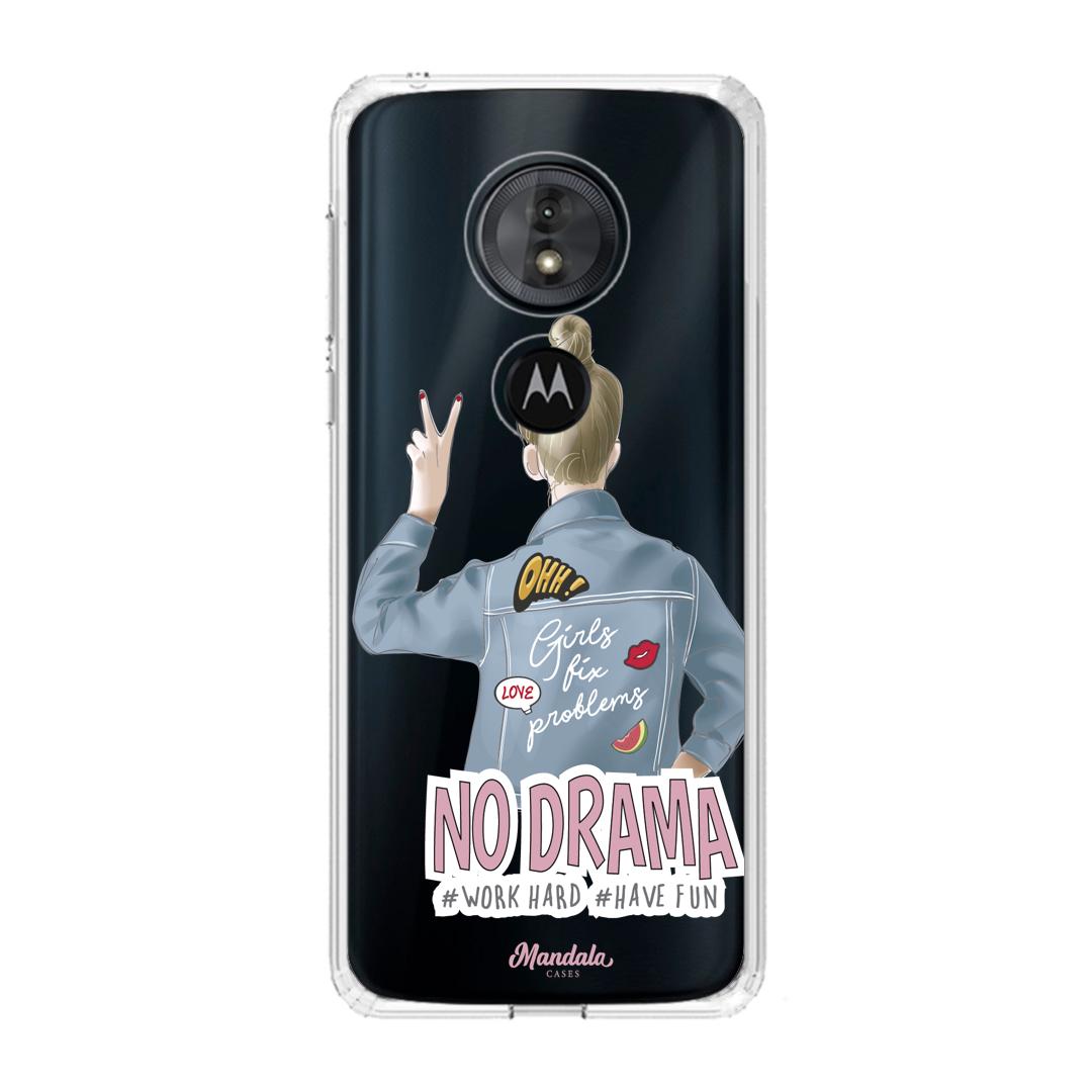 Case para Motorola G6 play Funda No Drama  - Mandala Cases
