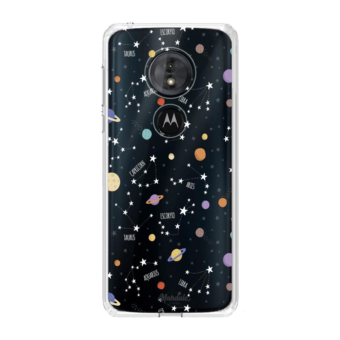 Case para Motorola G6 play Funda Pequeños Planetas  - Mandala Cases