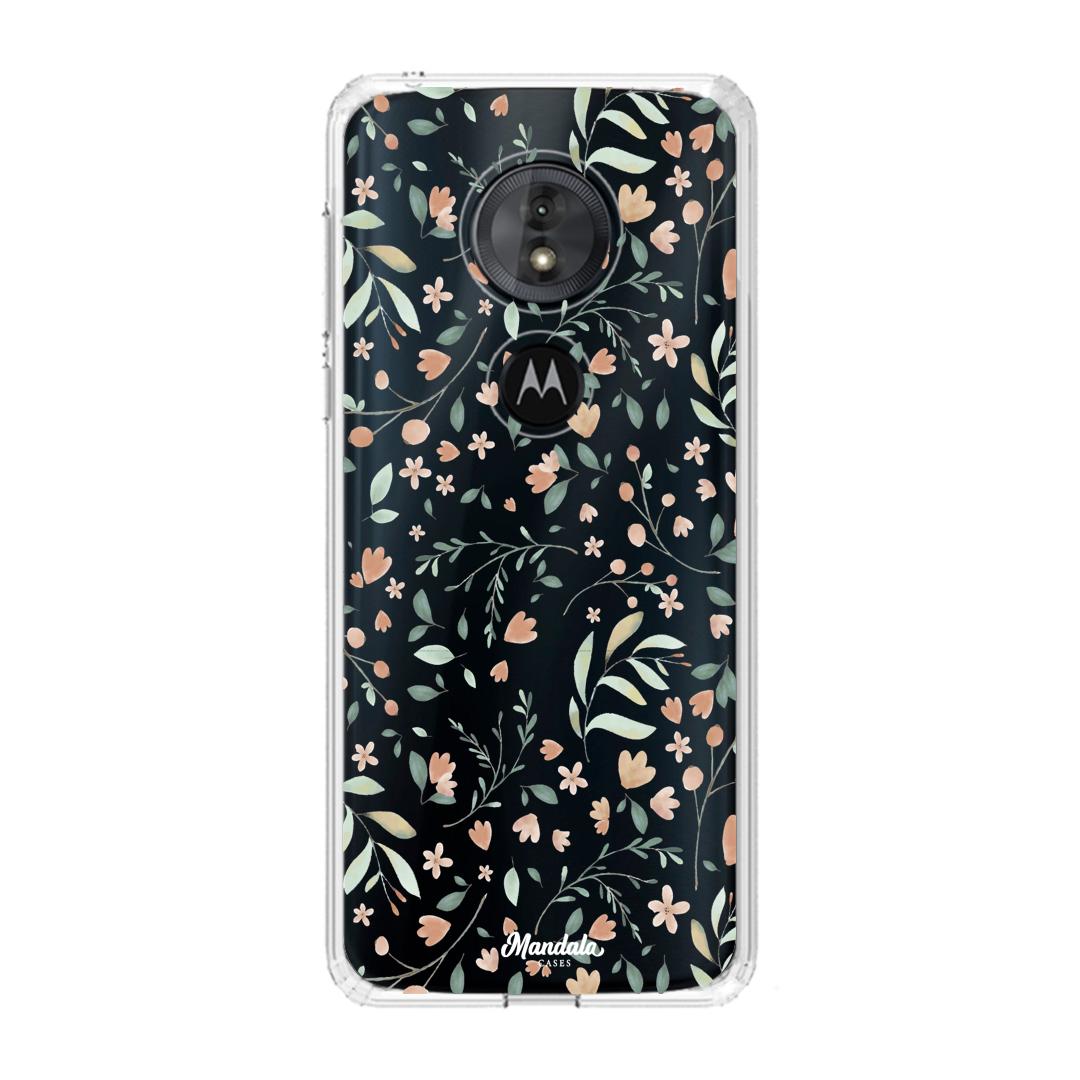 Case para Motorola G6 play Funda Flores Delicadas  - Mandala Cases