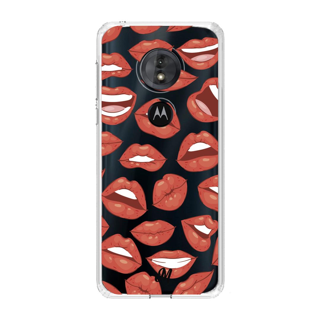 Case para Motorola G6 play Funda Labios - Mandala Cases