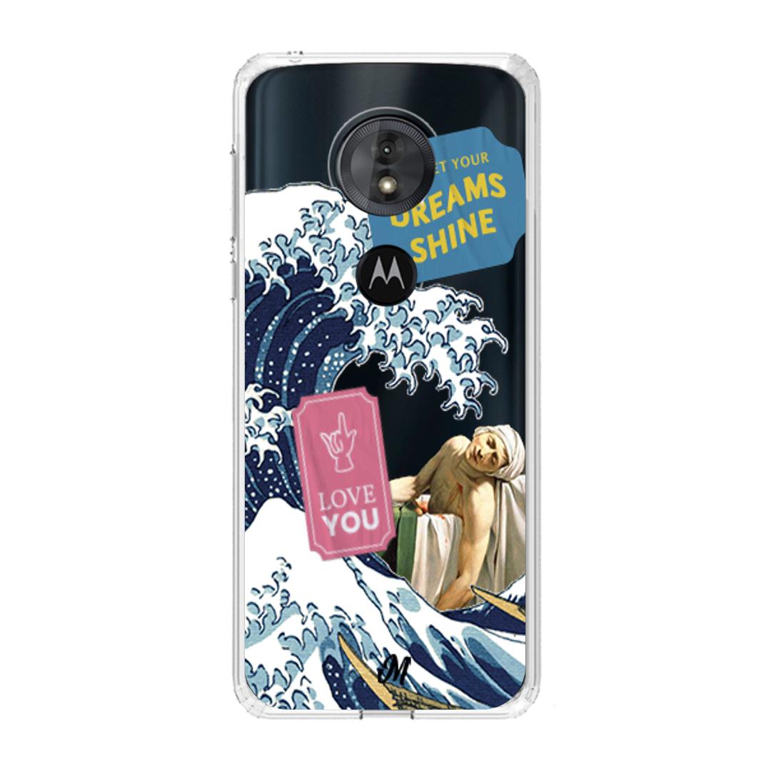 Case para Motorola G6 play Ola de sueños - Mandala Cases