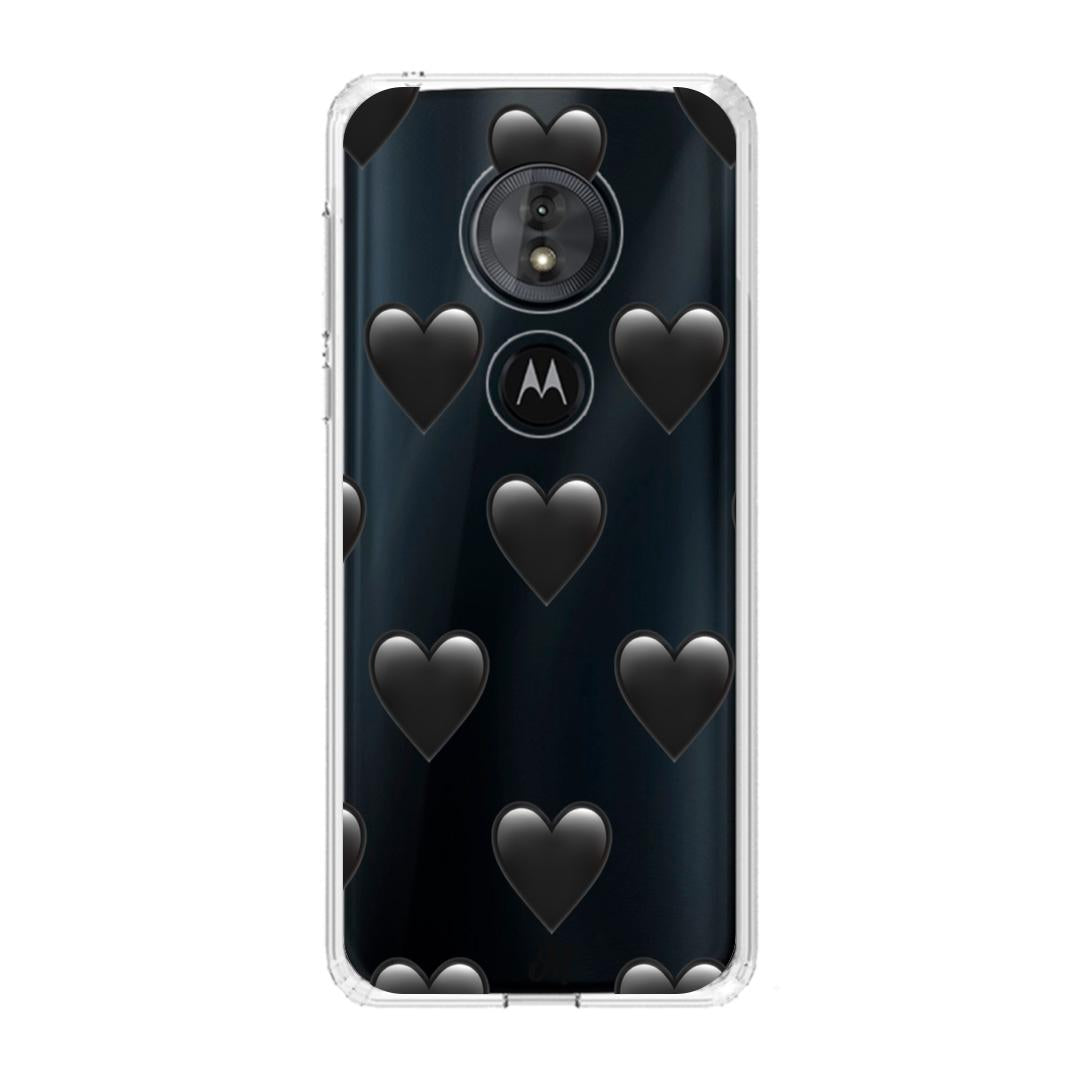 Case para Motorola G6 play de Corazón Negro - Mandala Cases