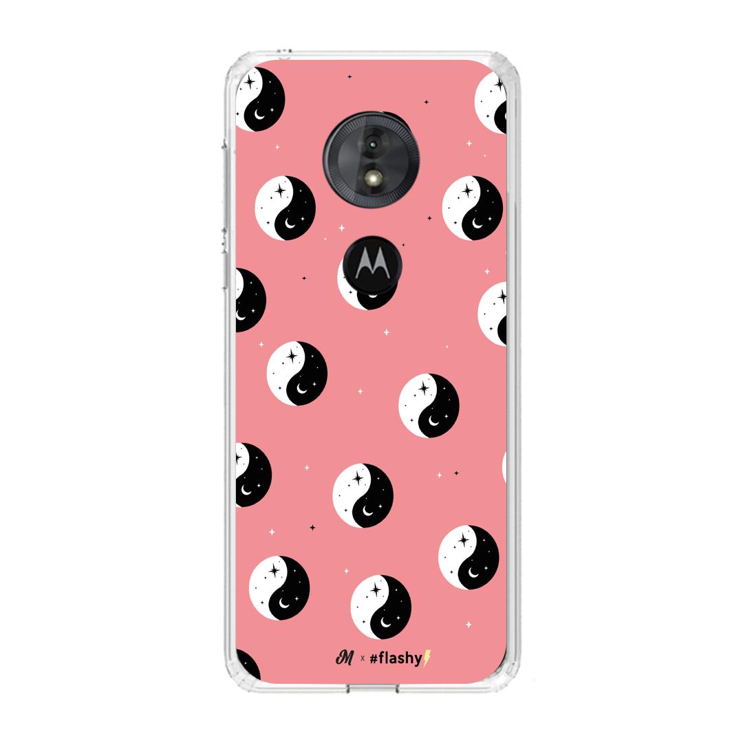 Case para Motorola G6 play PINK YING YANG  - Mandala Cases