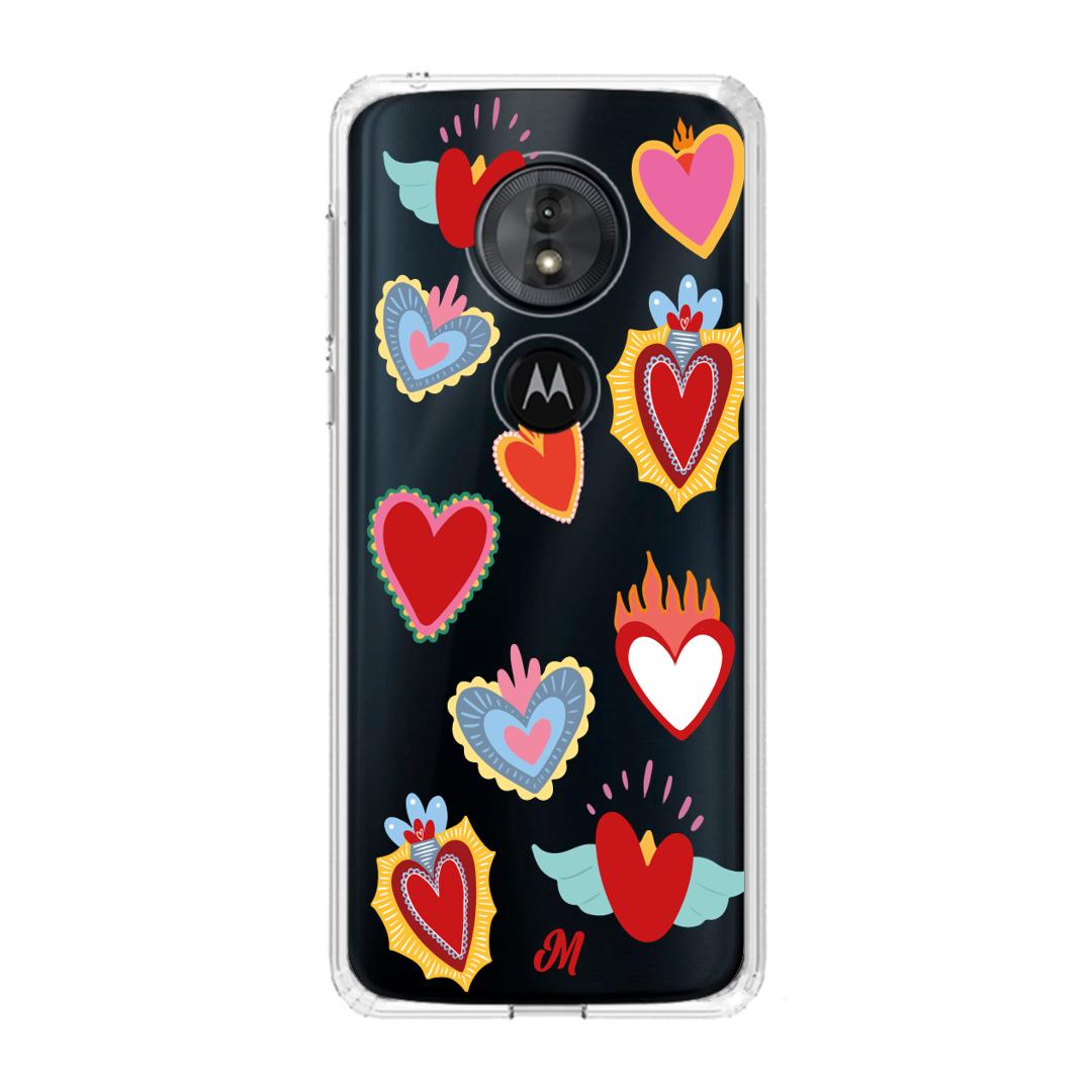 Case para Motorola G6 play Corazón de Guadalupe - Mandala Cases