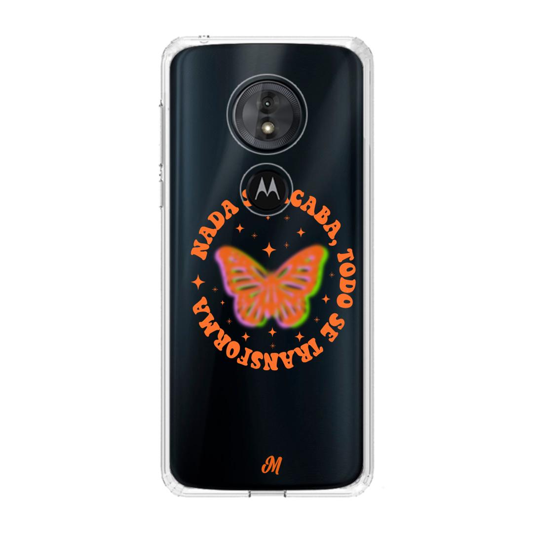 Case para Motorola G6 play nada se acaba todo se transforma - Mandala Cases