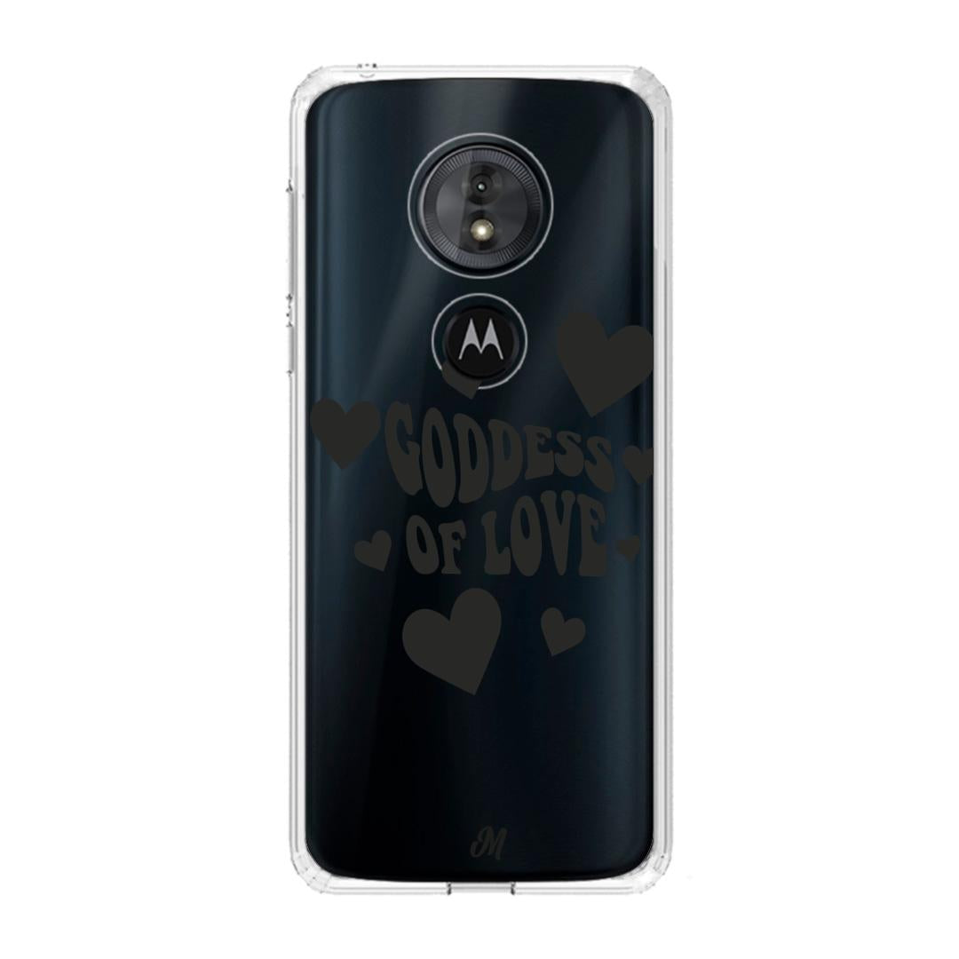 Case para Motorola G6 play Goddess of love negro - Mandala Cases