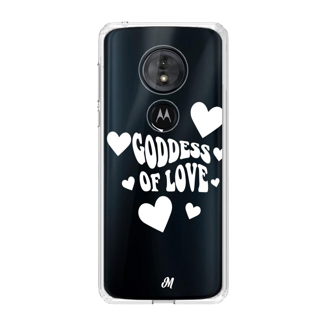 Case para Motorola G6 play Goddess of love blanco - Mandala Cases
