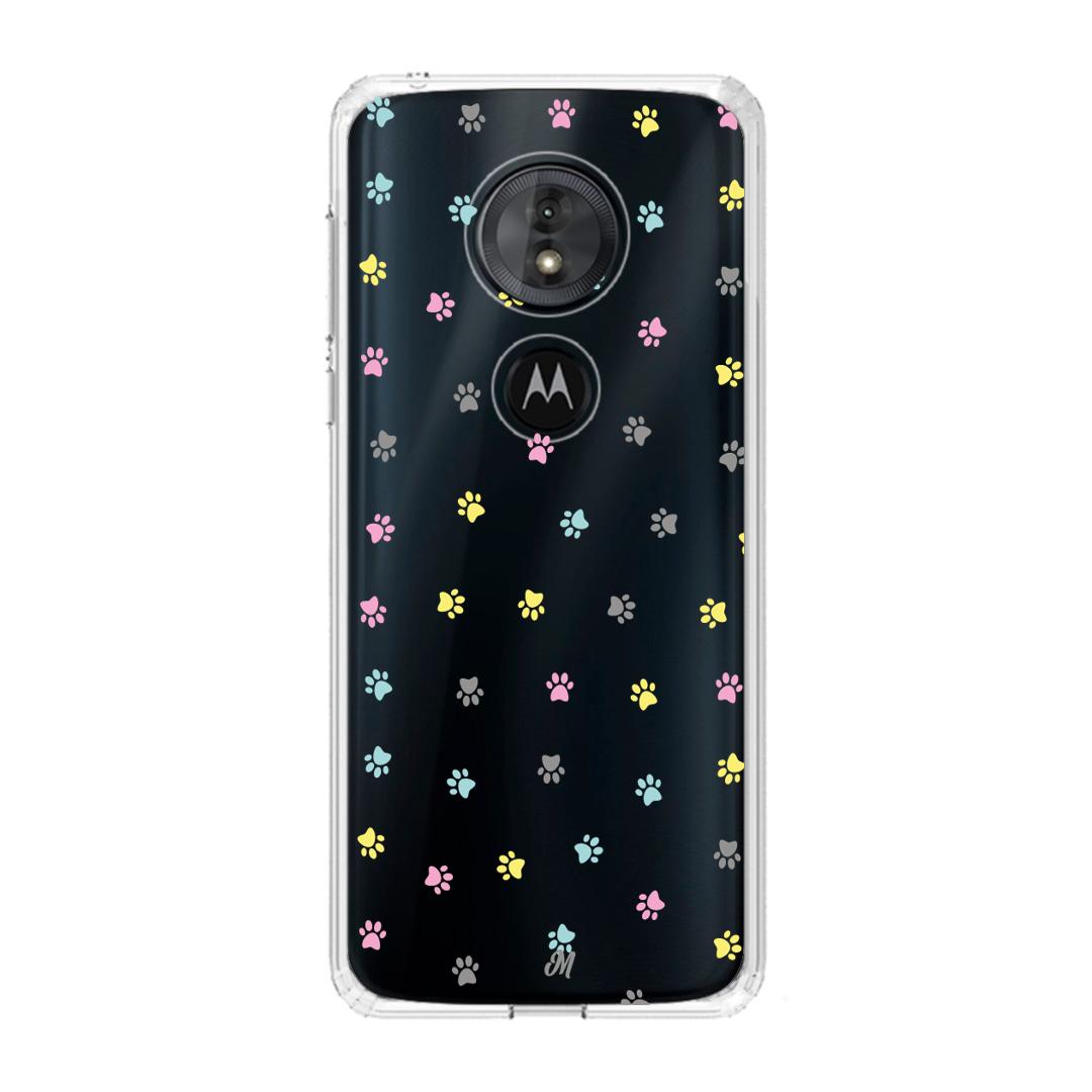 Case para Motorola G6 play Huellitas coloridas - Mandala Cases