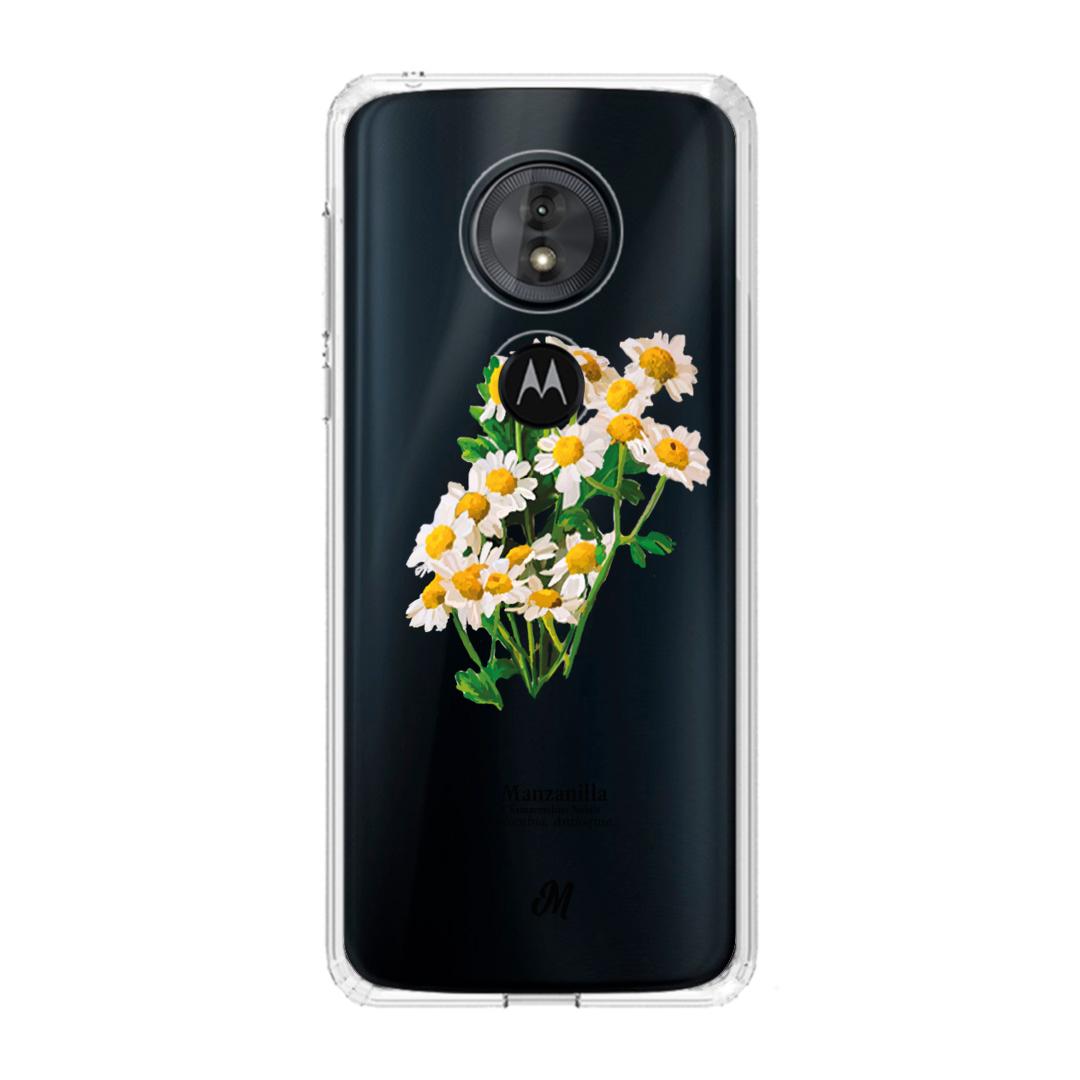 Case para Motorola G6 play Ramo de Manzanilla - Mandala Cases