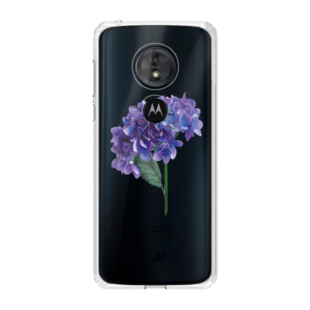 Case para Motorola G6 play Hortensia lila - Mandala Cases