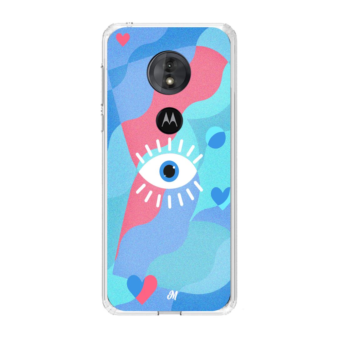 Case para Motorola G6 play Amor azul - Mandala Cases