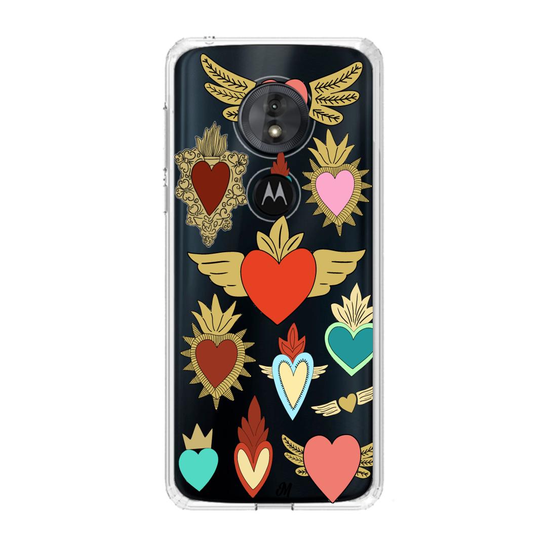 Case para Motorola G6 play corazon angel - Mandala Cases