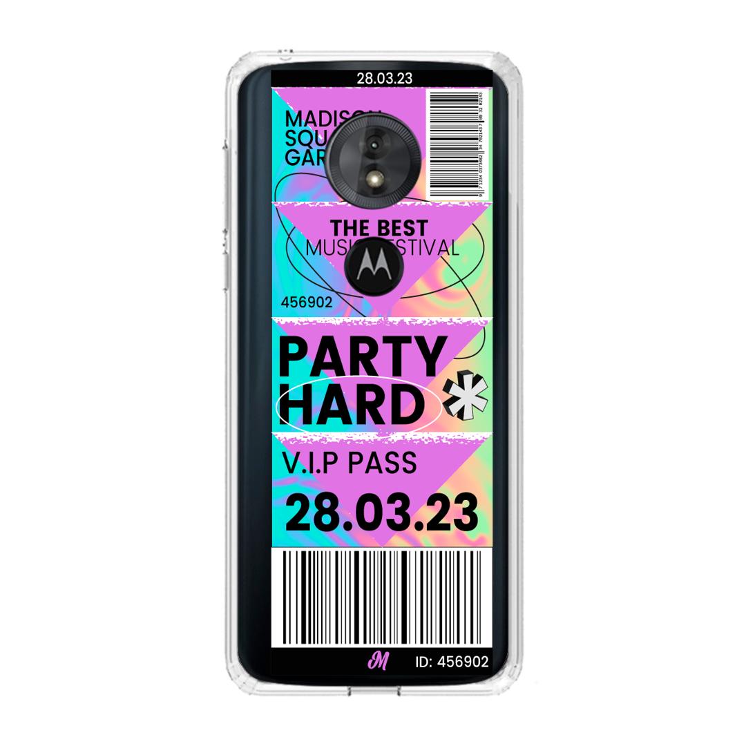Case para Motorola G6 play party hard - Mandala Cases