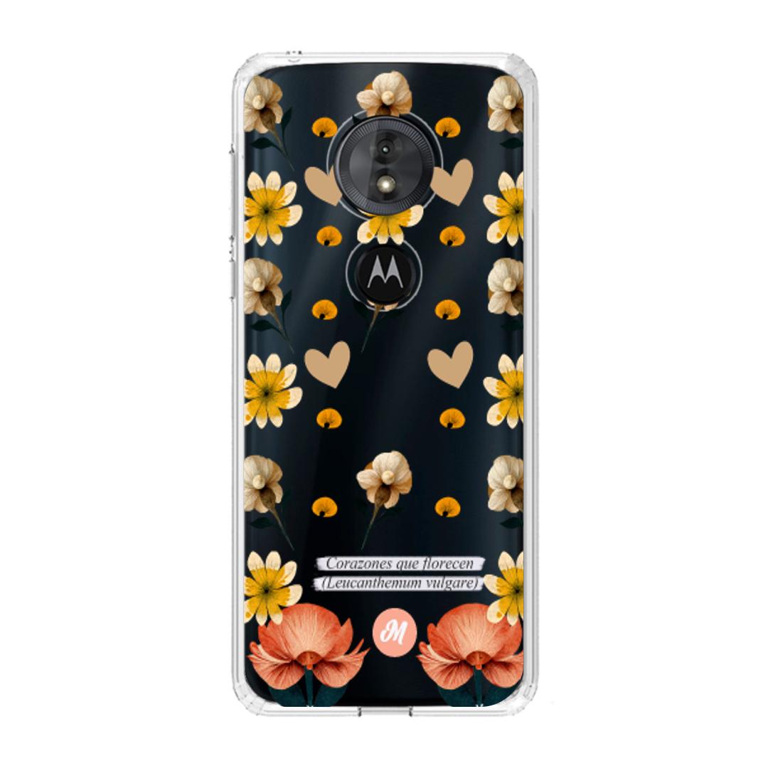 Cases para Motorola G6 play Corazones que florecen - Mandala Cases