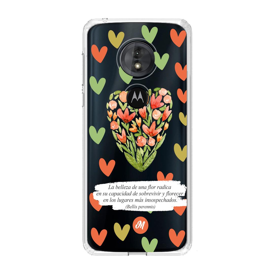 Cases para Motorola G6 play Flores de colores - Mandala Cases