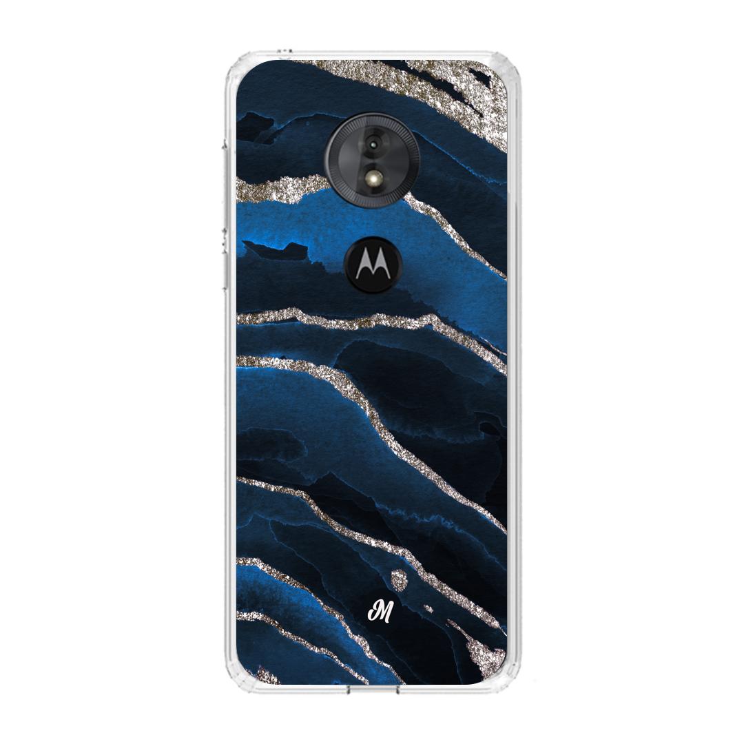 Cases para Motorola G6 play Marble Blue - Mandala Cases