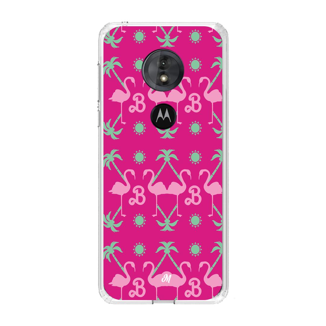 Cases para Motorola G6 play Funda Barbie™ Flamenco rose - Mandala Cases
