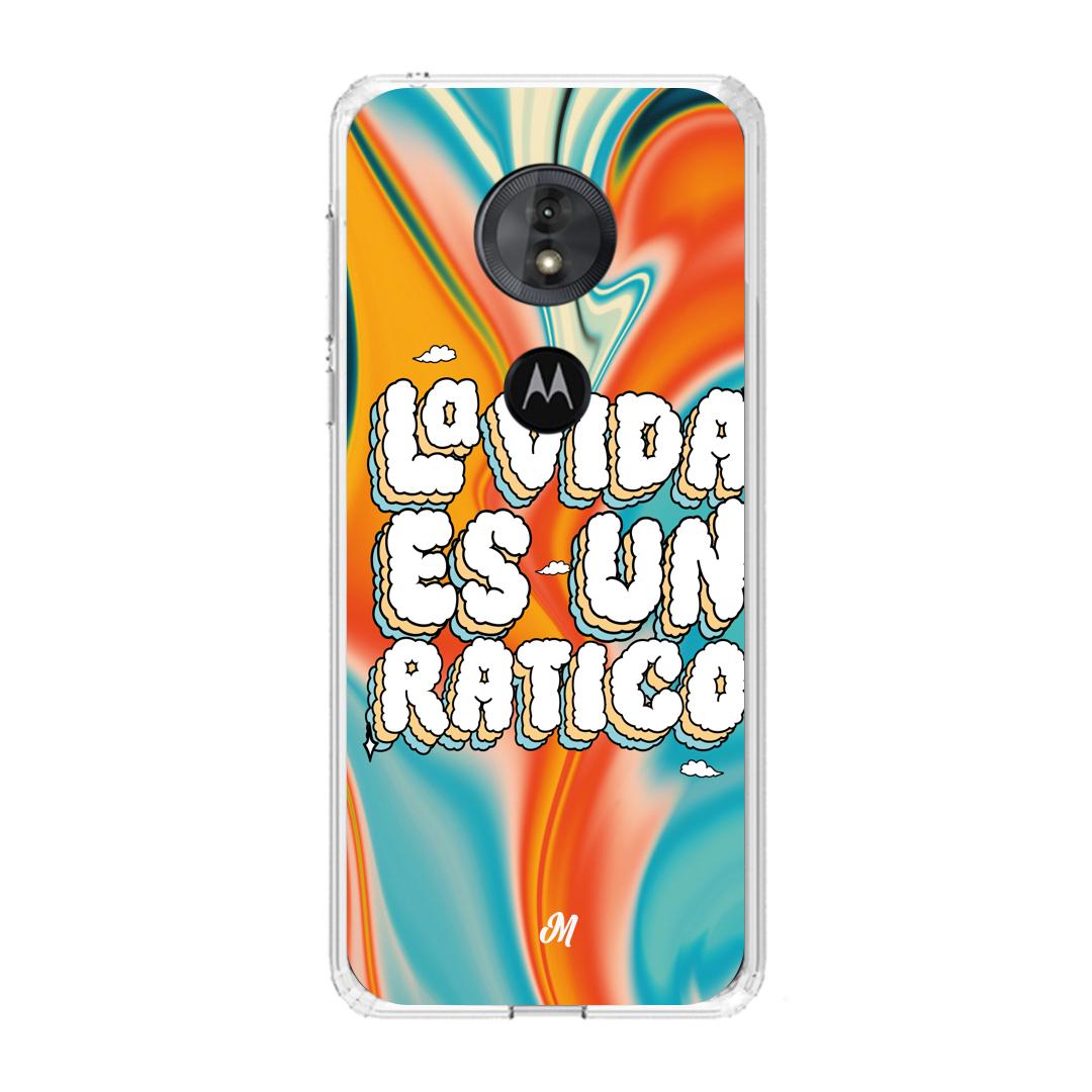 Cases para Motorola G6 play LA VIDA ES UN RATICO - Mandala Cases