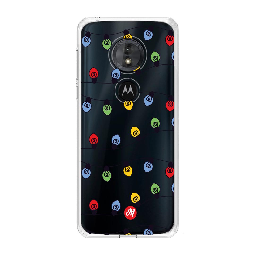 Cases para Motorola G6 play LUCES DE NAVIDAD - Mandala Cases