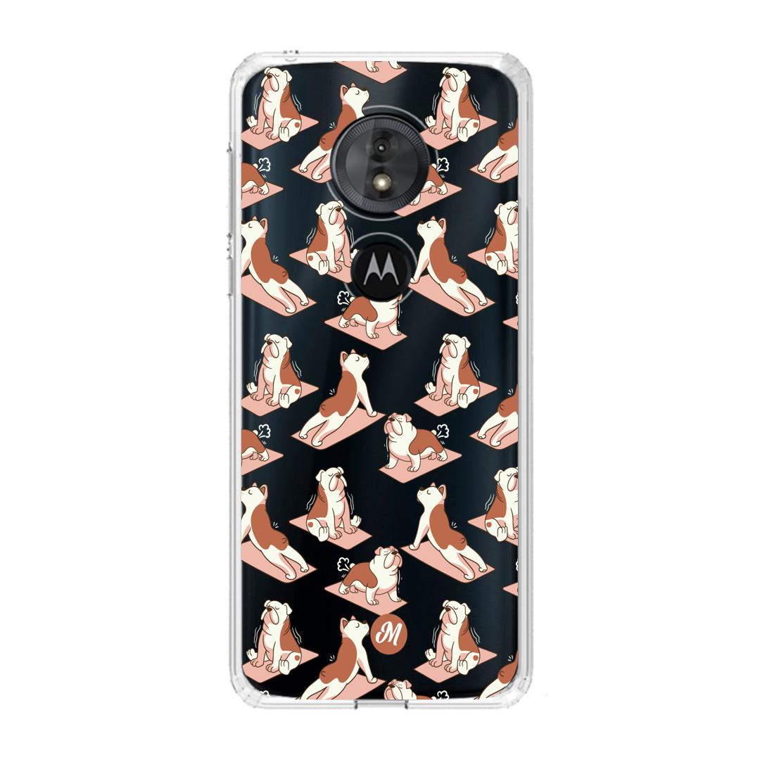 Cases para Motorola G6 play YOGA BULLDOG - Mandala Cases