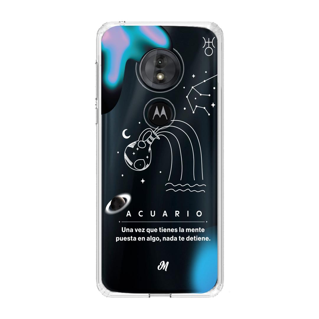 Cases para Motorola G6 play ACUARIO 24 TRANSPARENTE - Mandala Cases