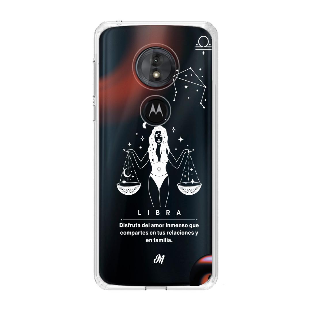 Cases para Motorola G6 play LIBRA 24 TRASNPARENTE - Mandala Cases
