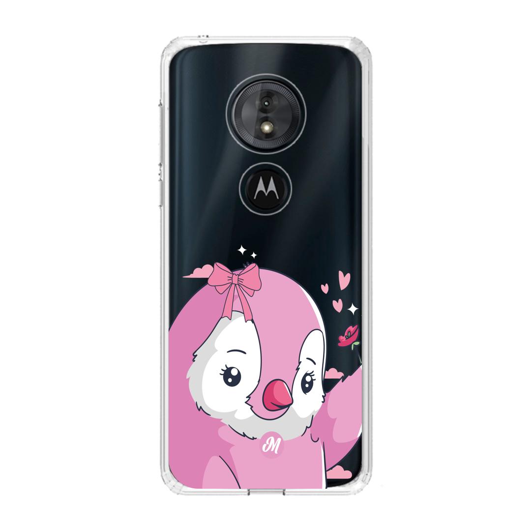 Cases para Motorola G6 play Pingüino Coquette - Mandala Cases