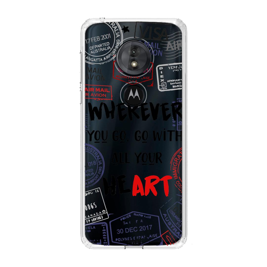 Case para Motorola G6 play Go With Your Heart - Mandala Cases