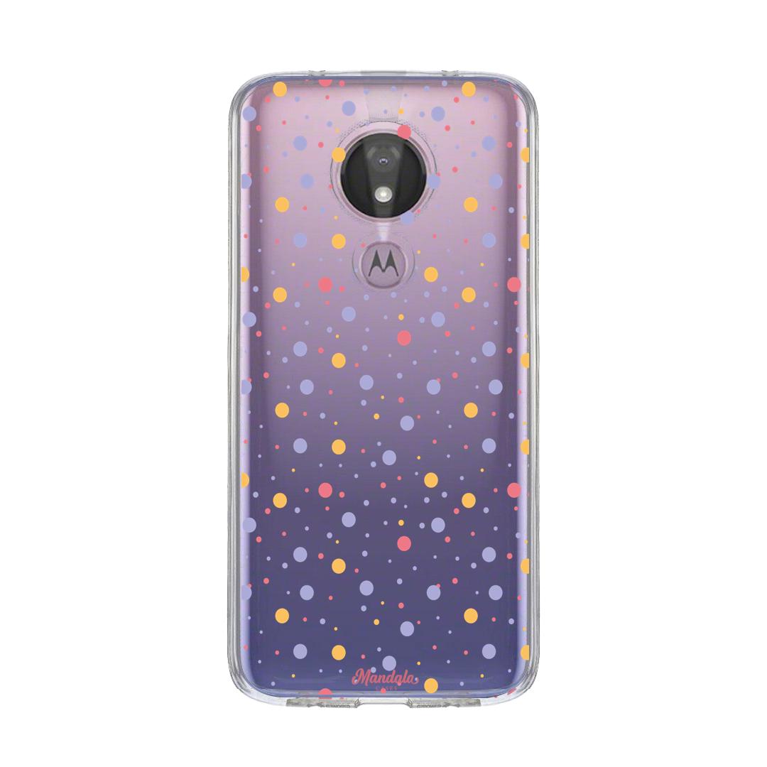 Case para Motorola G7 power puntos de coloridos-  - Mandala Cases