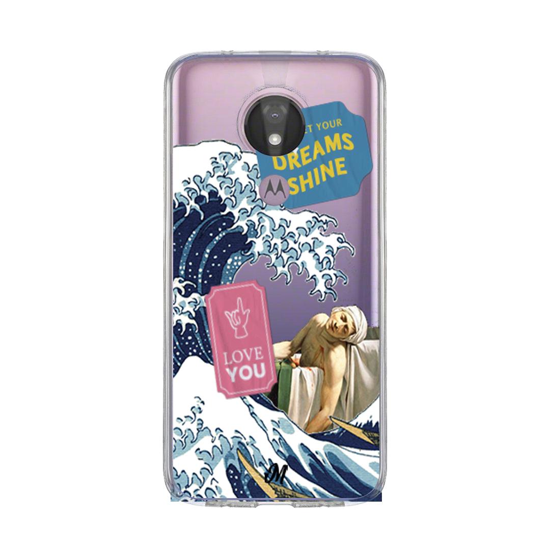 Case para Motorola G7 power Ola de sueños - Mandala Cases