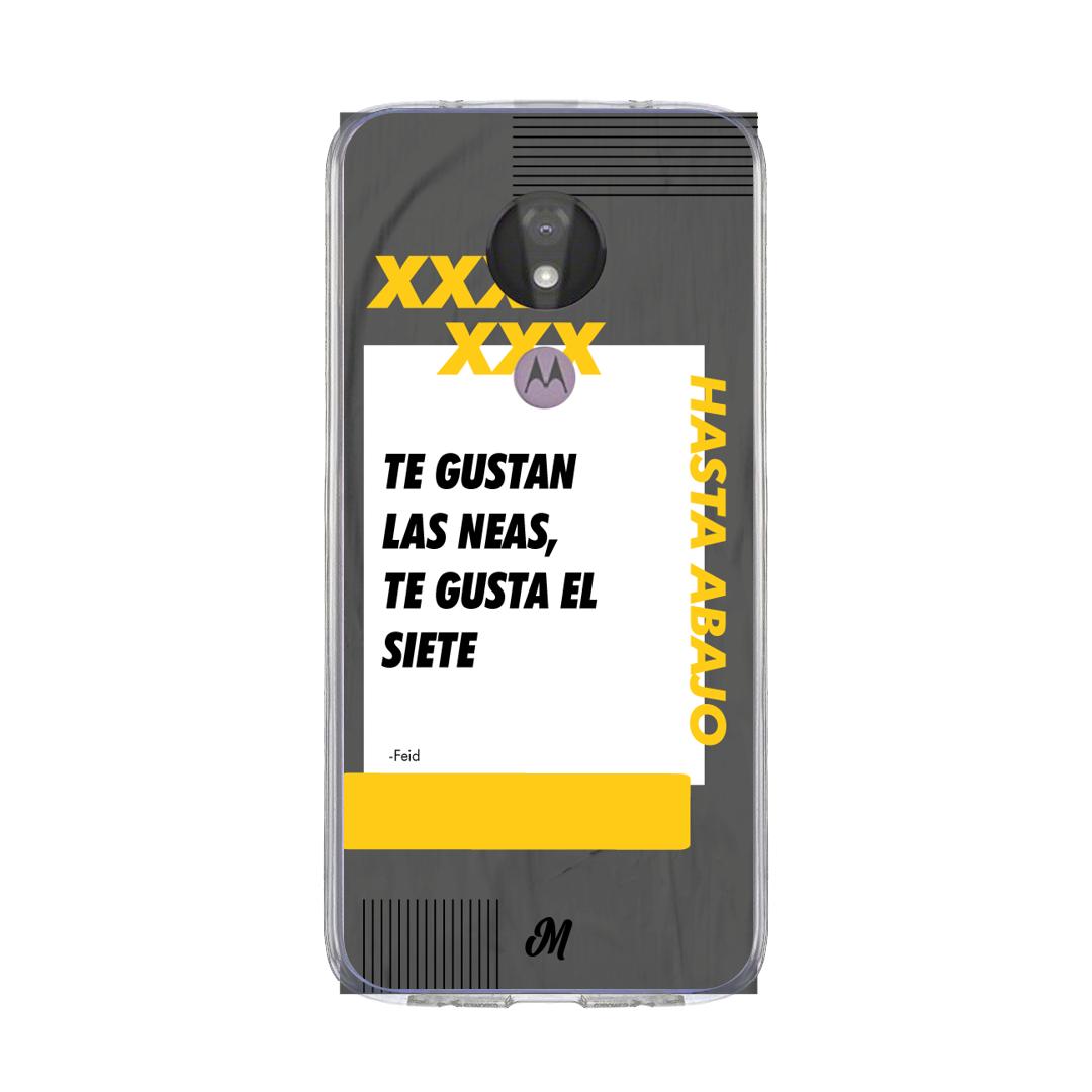 Case para Motorola G7 power Te gustan las neas negro - Mandala Cases