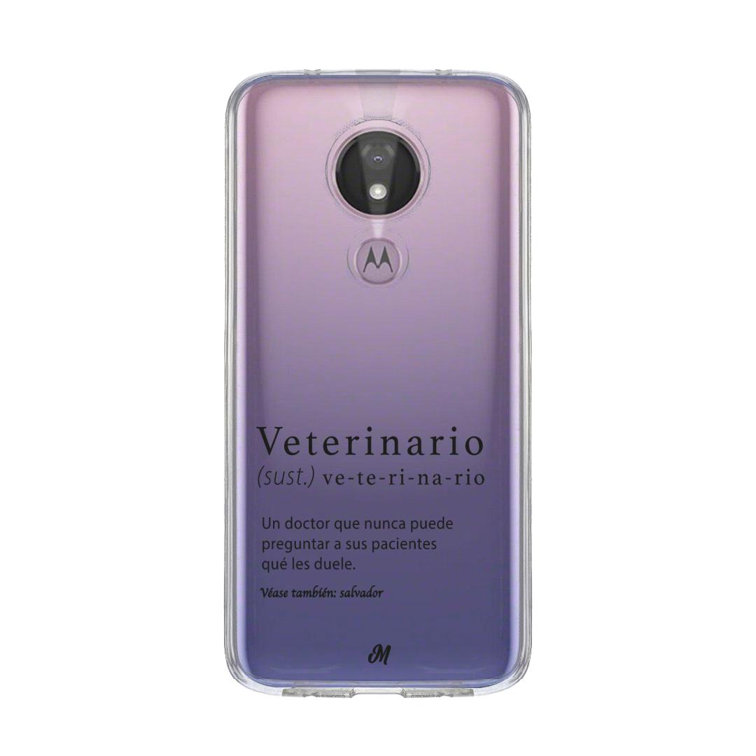 Case para Motorola G7 power Veterinario - Mandala Cases