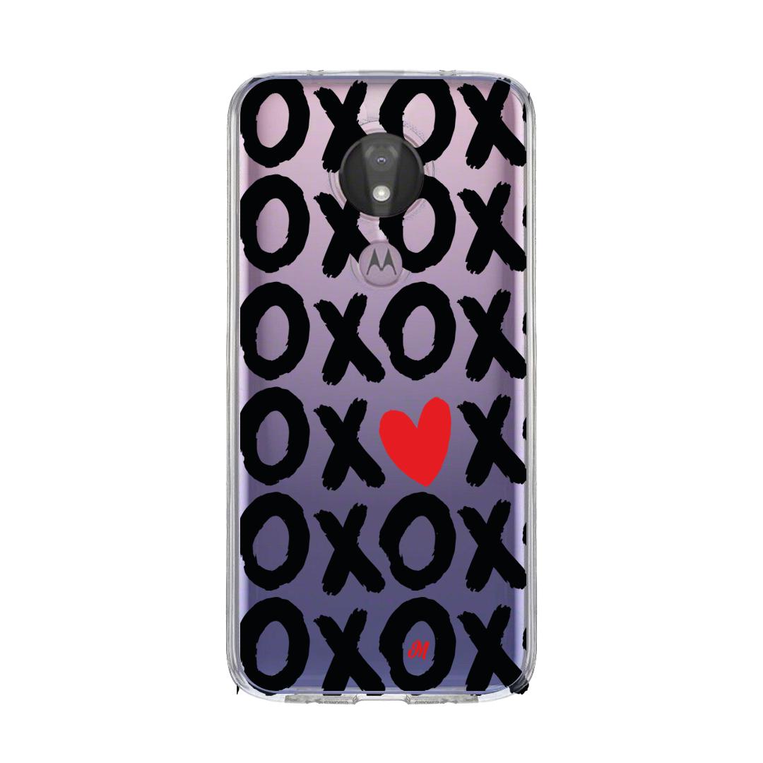 Case para Motorola G7 power OXOX Besos y Abrazos - Mandala Cases