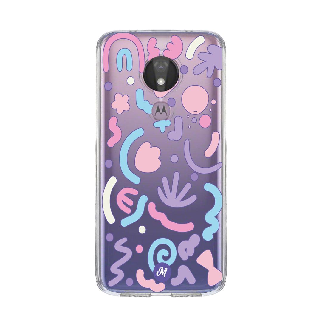 Cases para Motorola G7 power Colorful Spots Remake - Mandala Cases