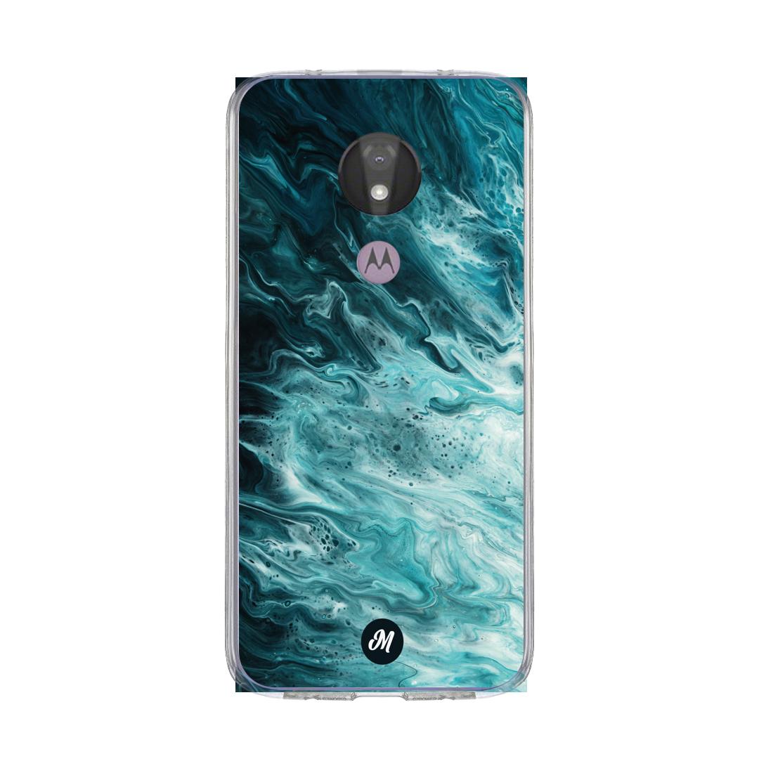 Cases para Motorola G7 power Marble case Remake - Mandala Cases