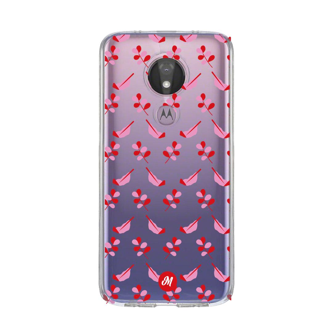 Cases para Motorola G7 power Funda de Hojas Remake - Mandala Cases