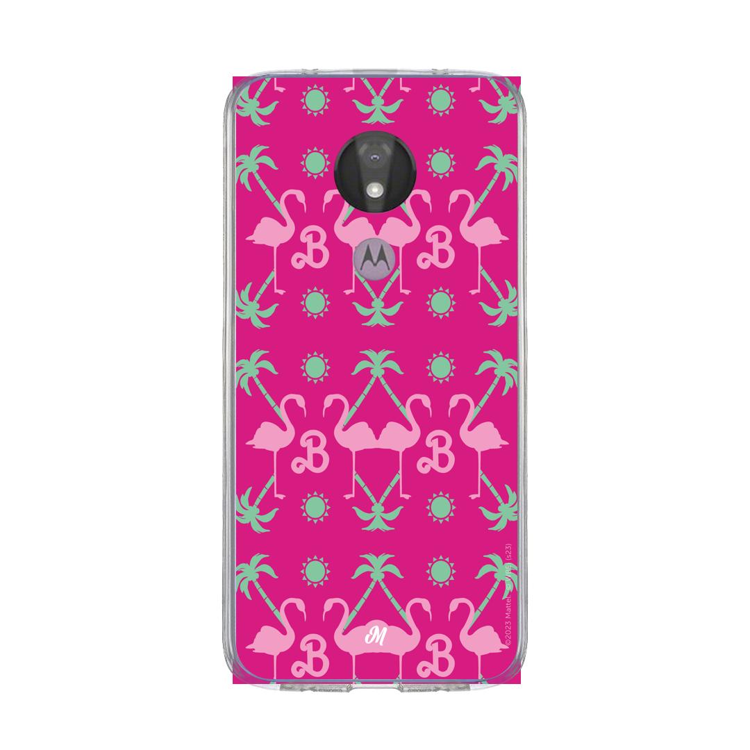Cases para Motorola G7 power Funda Barbie™ Flamenco rose - Mandala Cases