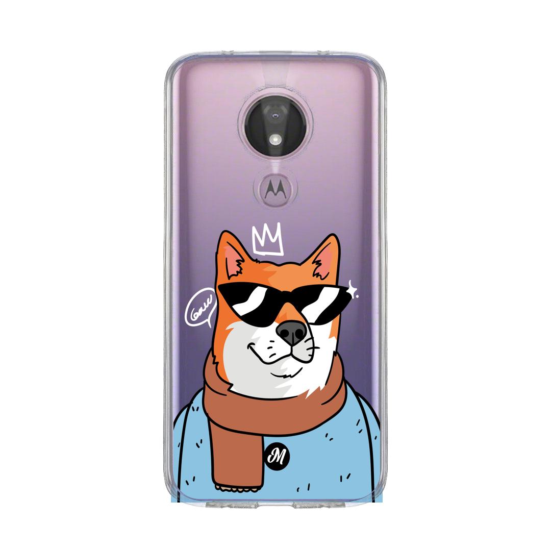 Cases para Motorola G7 power Perrito fachero - Mandala Cases