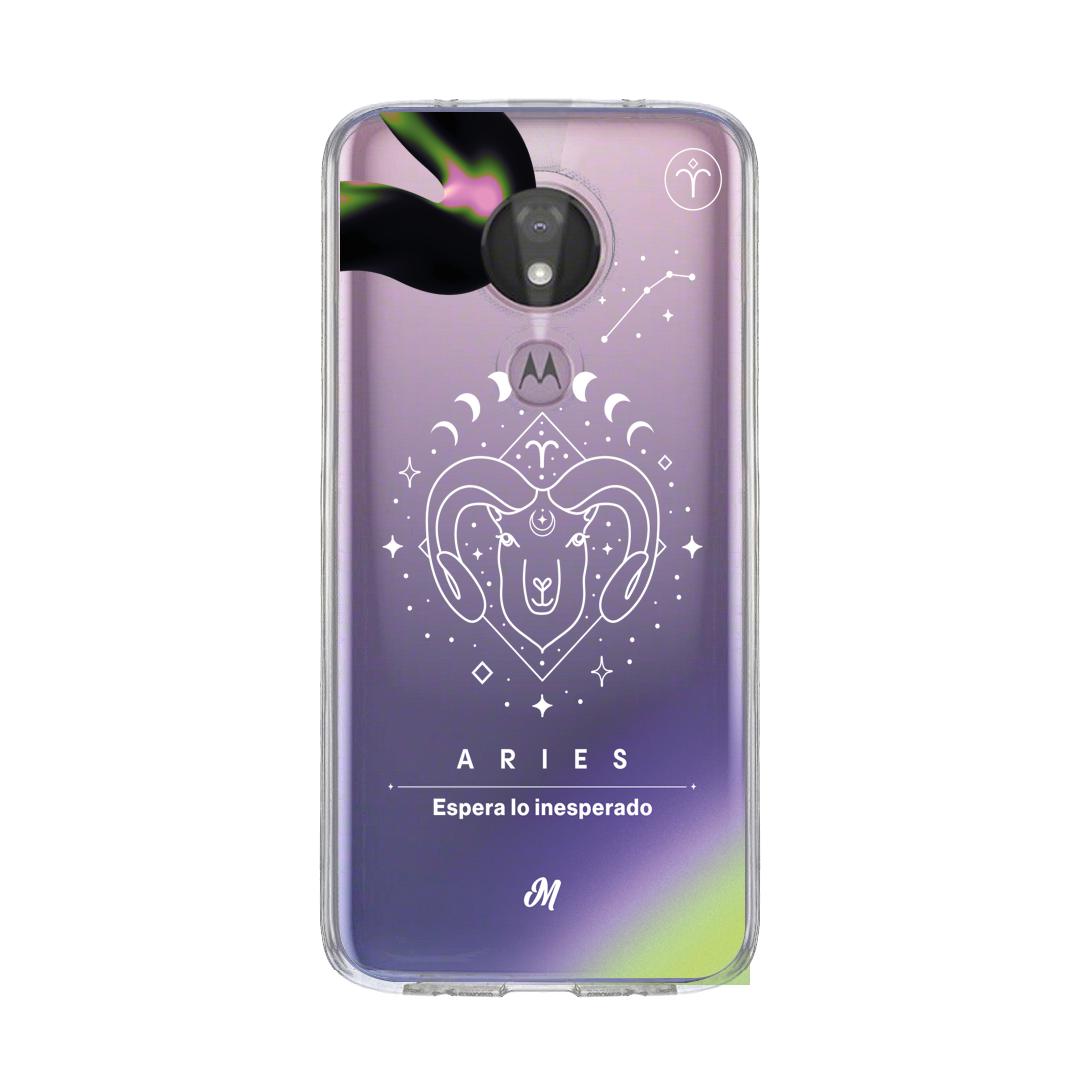 Cases para Motorola G7 power ARIES 24 TRANSPARENTE - Mandala Cases