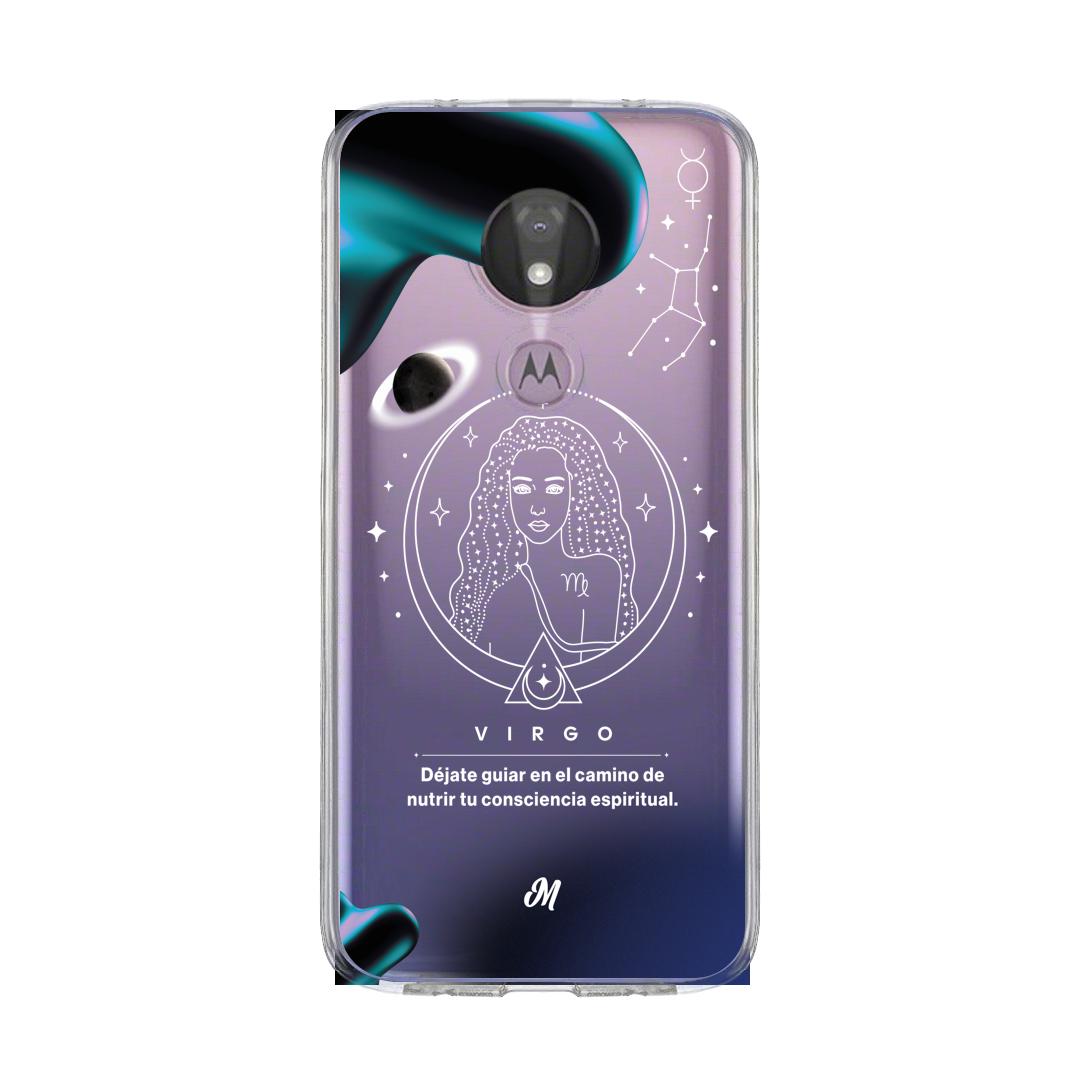 Cases para Motorola G7 power VIRGO 24 TRANSPARENTE - Mandala Cases