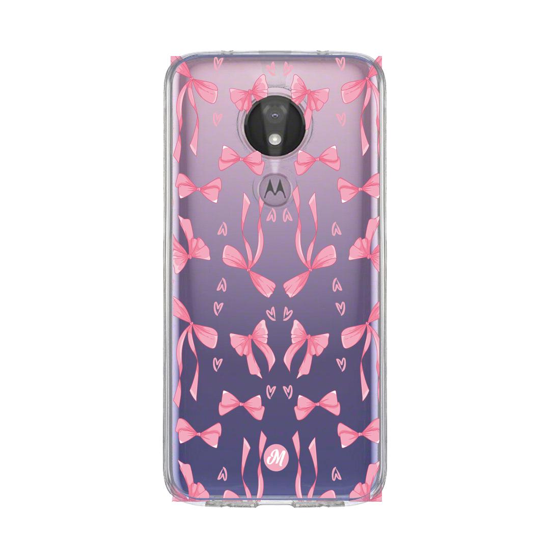 Cases para Motorola G7 power Moños Coquette - Mandala Cases