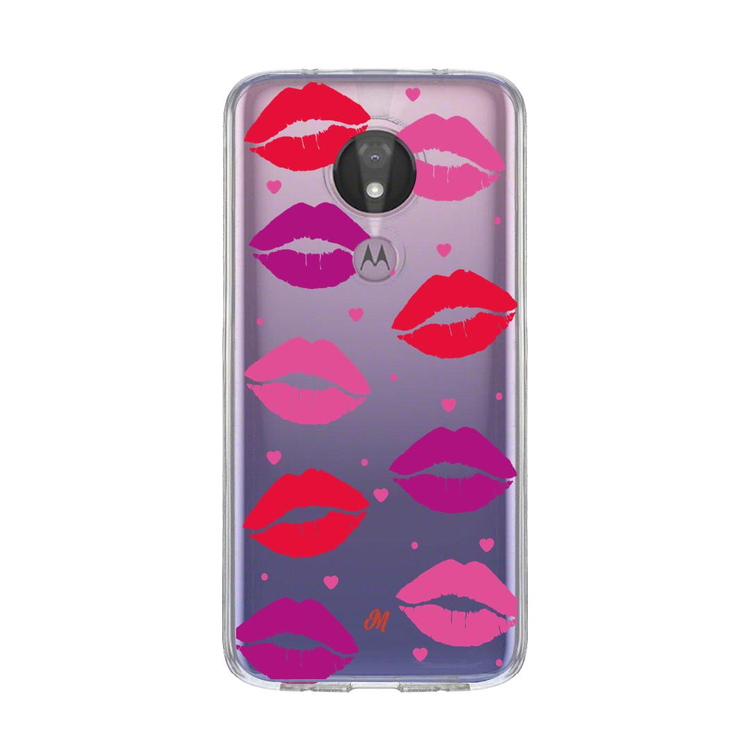 Cases para Motorola G7 power Kiss colors - Mandala Cases