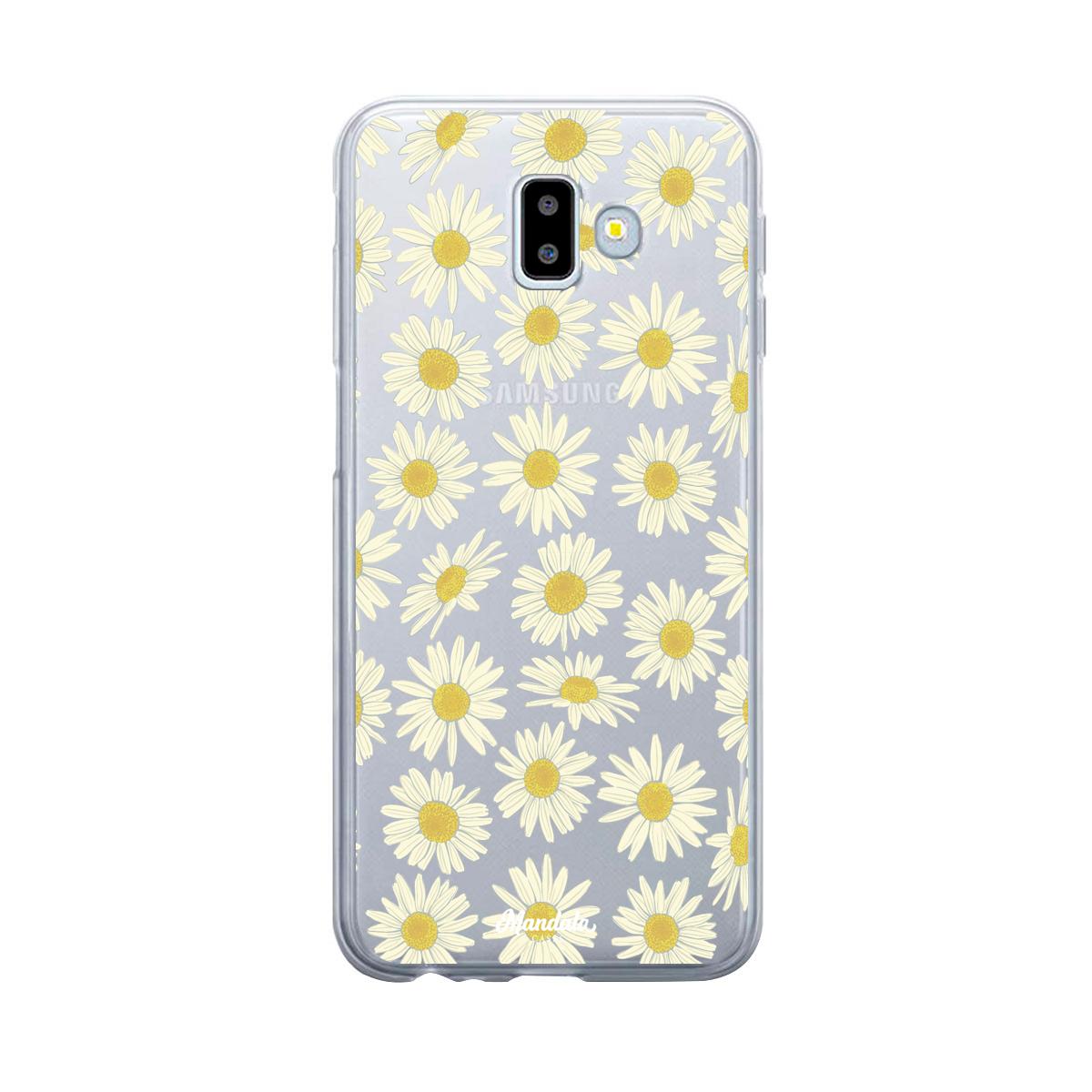 Case para Samsung J6 Plus Funda Pequeñas Margaritas - Mandala Cases