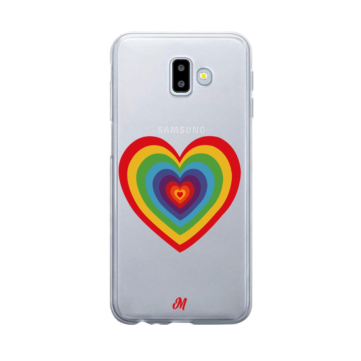 Case para Samsung J6 Plus Amor y Paz - Mandala Cases