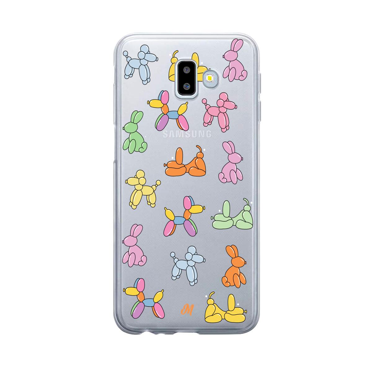 Case para Samsung J6 Plus Globos de mascotas - Mandala Cases