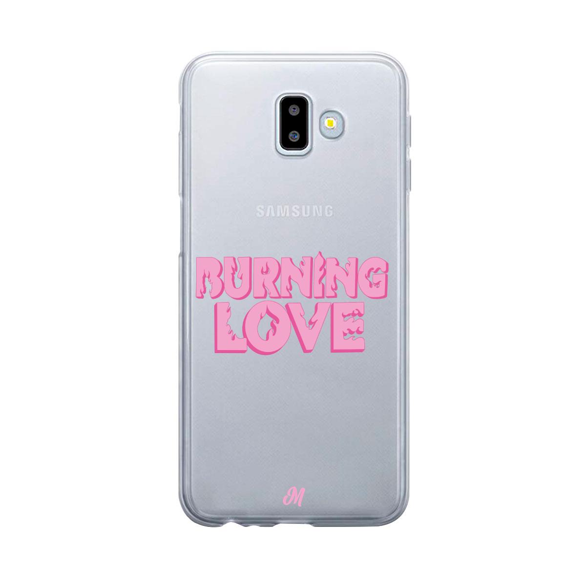 Case para Samsung J6 Plus Funda Burning Love  - Mandala Cases
